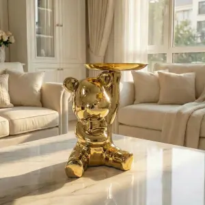 Hand Up Bear Decorative Tray