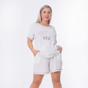 Cotton Embroidered Pajama Shorts Set – Soft & Comfortable Summer Sleepwear