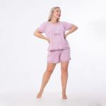 Cotton Embroidered Pajama Shorts Set – Soft & Comfortable Summer Sleepwear