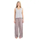 Women’s Soft Lounge Pajama Set – Short Sleeve Top & Relaxed Fit Pants Add to wishlist