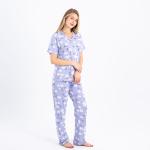 Classic Half-Sleeve Cotton Pajama Set