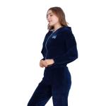 Sporty Pajama Set – Zipper Jacket & Embroidery