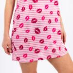 Pink Kisses Nightgown Short Sleeve, Relaxed Fit