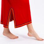 Women’s Sleeveless Embroidered Cotton Nightgown