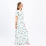 Elegant White Sleep Dress – Soft & Floral Add to wishlist
