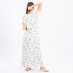 Elegant White Sleep Dress – Soft & Floral Add to wishlist