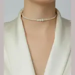 Elegant Pearl Choker Necklace