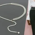 Elegant Pearl Waist Chain Belt
