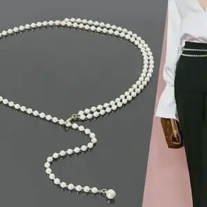 Elegant Pearl Waist Chain Belt