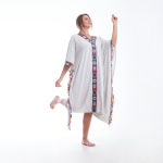 Embroidered Cotton Summer Nightgown – Short, loose, and designed for comfort