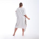 Embroidered Cotton Summer Nightgown – Short, loose, and designed for comfort