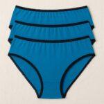 Women’s High-Waist Cotton Briefs(Pack of 3)