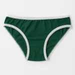 SoftBloom Girls’ Cotton Underwear – Green
