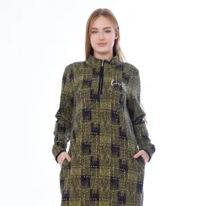 Women’s Winter Embroidered Nightgown