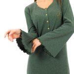 Cotton Nightgowns, Embroidered, Full Sleeve Classic Night Gown – Soft & Elegant Add to wishlist