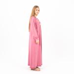 Summer Cotton Abaya for Women–Elegant Embroidered