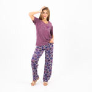 Women’s Cotton Embroidered Pajama Set