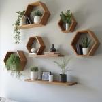Hexagon shelves