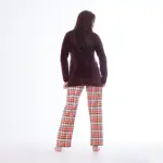 Casual Pajamas, Lounge Pajamas, Mix & Match Sets, Other Pajamas, Pajamas Brown Checkered Winter Pajama Set