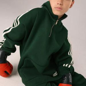 The dark green retro rush set- youth