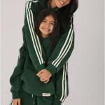 The dark green retro rush set- youth