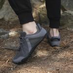 Sovimivos Barefoot Shoes Minimalist Trainers | Wide Toe Box Zero-Drop Shoes (Grey)