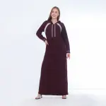 Winter Cotton Home Dress – Hooded with Zipper