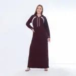 Winter Cotton Home Dress – Hooded with Zipper