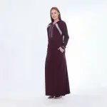 Winter Cotton Home Dress – Hooded with Zipper