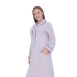 Winter Abaya – Zipper Chest-Embroidered Design