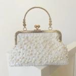White Cordelia Clutch