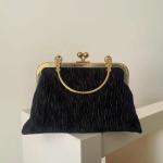 Black Cordelia Clutch