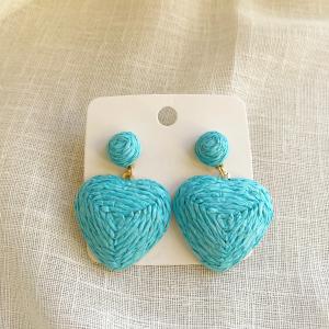 Baby Blue Heart Earrings