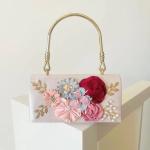 Pink Roselle Clutch