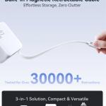 Joyroom JR-TCL06 67W Fast Charger with Built-in Retractable Cable