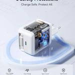 Joyroom JR-TCL06 67W Fast Charger with Built-in Retractable Cable