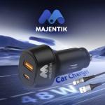 Majentik Car Charger Head M-CC02