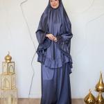 GREY SATIN SET ISDAL