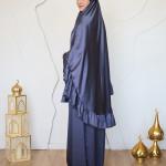 GREY SATIN SET ISDAL