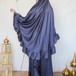 GREY SATIN SET ISDAL