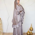 NUDE SATIN SET ISDAL