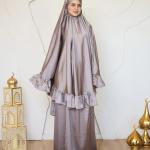 NUDE SATIN SET ISDAL