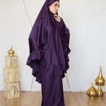 PURPLE SATIN SET ISDAL