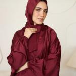 MAROON CLASSIC SATIN ISDAL