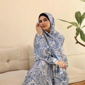 AZUREAN TALE PRINT CLASSIC SATIN ISDAL