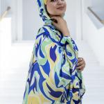 EMERALD SEA PRINT CLASSIC SATIN ISDAL