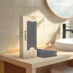 GRAY EXFOLIATING TOWEL