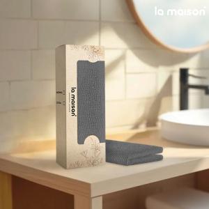 GRAY EXFOLIATING TOWEL