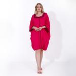 Women’s Pink Embroidered Abaya Nightgown