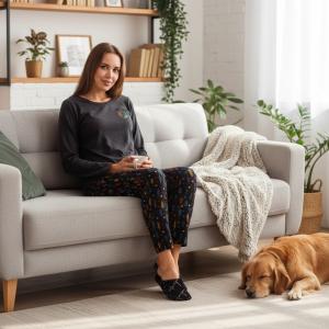 Winter Milton Cotton Pajama Set